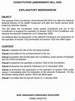 From Honiara to Suva: Could Coalition Government use Solomon Islands 2022 precedent to postpone Fiji’s general election in February 2027? For Anthony Regan, constitutional advisers have worked on Solomon Islands