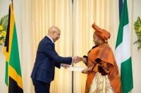 Nigerian Envoy Presents Credentials in Jamaica, Pledges Stronger Bilateral Ties