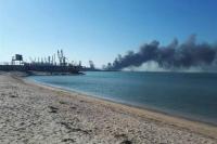 Russia Once Again Bombs Ukrainian Logistics Infrastructure and Ports