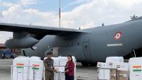 India's flood relief aid to Nepal continues with 9th IAF flight