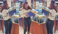 Huyu Ni Laptop Anauza Kweli? - Video of a curvy slay queen advertising a laptop shop in Nairobi CBD sparks reactions! Curves on fleek (WATCH)