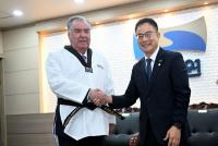 President Emomali Rahmon Awarded 9th Honorary Taekwondo Dan in South Korea