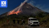 Six volcanoes erupt within days in Indonesia in 'rare' event