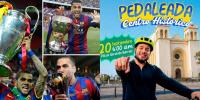 Former FC Barcelona Star Dani Alves Joins El Salvador’s MOPT Pedaleada in San Salvador’s Historic Center