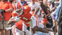 Clemson football responds in big way after weather delay, beats UNC