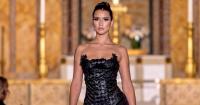 Miss International Cuba walks the runway at New York Fashion Week before representing the island in Tokyo