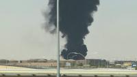 Smoke rises over Riyadh airport as Houthi rebels attack Saudi Arabia