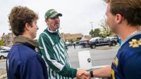 Michigan State falls to Notre Dame under the lights