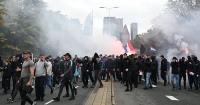 Dutch police break up far-right protest after violence erupts