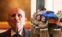 Second World War veteran who was Northern Ireland's oldest man is laid to rest as 'hero' after dying aged 107