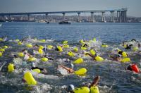 Meet the charitable cause which has people swimming from Coronado to the USS Midway
