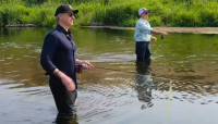 Gavin Newsom and Jake Tapper Performative Fly Fishing Brutally Mocked by Wildlife Experts