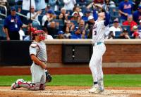 Benge breaks Mets rookie hits record held by Alonso in New York's 10-3 win over Phillies