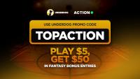 Underdog Promo Code TOPACTION: $50 Bonus for LSU vs. Ole Miss, CFB Week 3