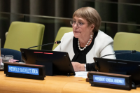 Ex-Chile pres Bachelet quits race to be next UN chief