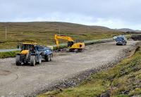 Work on Cullivoe road progressing well, Yell community is told