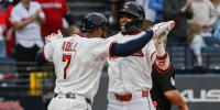 Martínez flirts with cycle in 2-HR game as Guards maintain AL Central lead