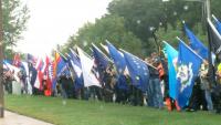 American flag that has traveled across all 50 states makes final stop in Albert Lea