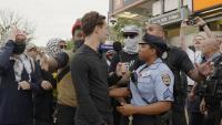 Masked Ed Sheeran protestors abuse fans and block entrance at tense Philadelphia show