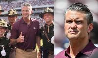 Pete Hegseth given raucous reception by fans at Texas A&M football game... before Trump's war secretary watches Aggies suffer crushing upset