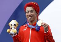 Japanese triathlete Takumi Hojo claims first gold of Asian Games