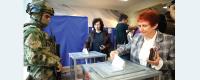 Russia holds vote in seized areas