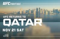 UFC Fight Night returns to Doha on November 21