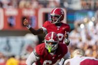 No. 10 Alabama rallies to beat Florida State 50-36 after two weather delays