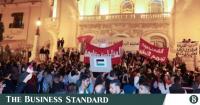 Hundreds protest in Tunis for release of pro-Palestinian activists