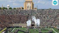 Notre Dame shooting update: Suspect still at large after gunfire near stadium injures two during Michigan State game