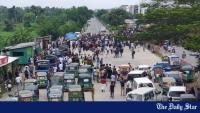 CoU students block Dhaka-Ctg highway demanding justice for Opratim