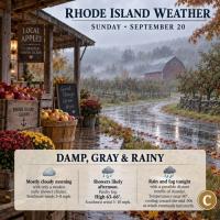 Rhode Island Weather for September 20, 2026