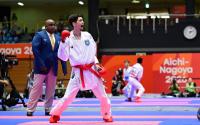 Kazakh karateka Zholaman Bigabyl strikes gold at 2026 Asian Games
