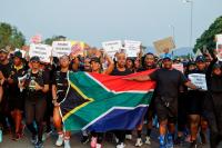 ‘We’re terrified all the time’: Fear and anger in South Africa after nine women’s bodies found in three months
