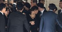 CORRECTION Hong Kong Tung Chee-hwa Funeral