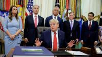 Trump's approval rating drops, more voters say he's hurt the economy: new poll