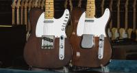 “I have no idea why Gillie wanted his guitars to look like1950s kitchen cabinets. Maybe it matched his personality or the band’s stage outfits”: Walnut brown, super-rare, these custom-order ’50s Fender Telecasters beg the question – who was…
