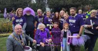 Hundreds turn Winchester purple in £36k hospice fundraiser