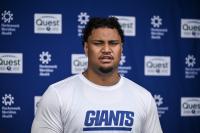 New York Giants' Francis Mauigoa ready to face the man he once idolized