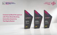 Commercial Bank recognised with three retail banking innovation awards by The Digital Banker