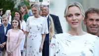 Princess Charlene Combines a Princess Diana-Inspired Dior Bag With a Floral Dress From a Princess Kate-Beloved Label