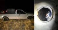 A Cuban and three other migrants hidden in a water tank were rescued in Texas