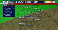 North Georgia weather: Cold front brings rain and 50-degree lows