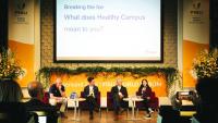 UDST highlights healthy campus practices at FISU World Forum 2026