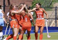 No. 9 field hockey strikes early, lands intense bounce-back win against No. 11 North Carolina