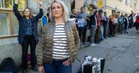 Protests outside Helsinki embassy as Russia holds parliamentary elections