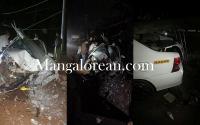 Tourist Car Crashes into Electricity Pole near Maroli; Two Seriously Injured