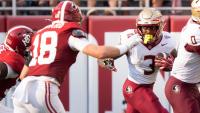 FSU star Samuel Singleton Jr. exits game on crutches at Alabama