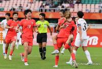 (LEAD) (Asiad) S. Korea, N. Korea draw 1-1 in women's football at Asian Games