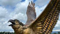 Larry Rymon honored with osprey statue in Upper Mount Bethel Township 